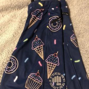 Feed me fight me workout shorts